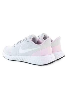 Zapatilla Nike Revolution Gris/Rosa
