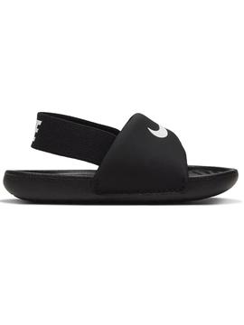 Chancla Nike Kawa Negro/Bco Bebe