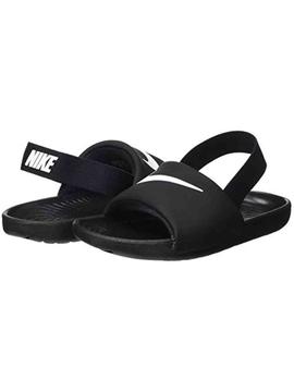 Chancla Nike Kawa Negro/Bco Bebe