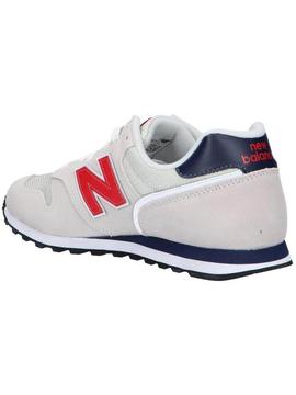 Zapatilla New Balance 373 Beige/Rojo Hombre