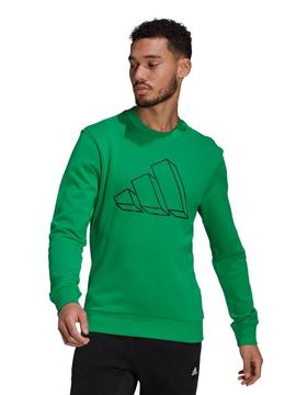 Sudadera Adidas Verde Hombre