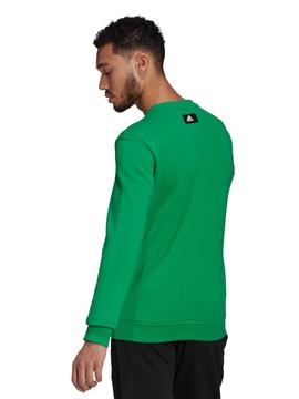 Sudadera Adidas Verde Hombre