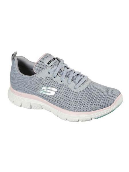 Zapatilla Skechers Flex Gris Mujer