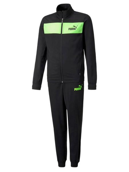 Puma Poly Suit Negro/Verde Niño