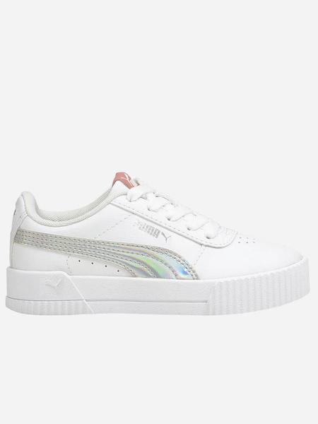 Zapatilla Puma Carina Rainbow Blanco Niña