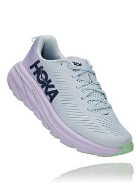 Zapatilla Hoka One One Rincon Gris Malva Mujer
