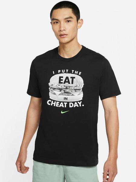 Bóveda Hacer deporte Guiño Camiseta Nike Hamburguesa Negro/Gris Hombre