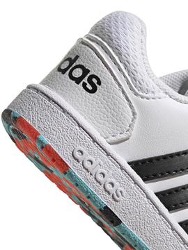 Zapatilla Adidas Hoops 2.0 Blanco/Negro