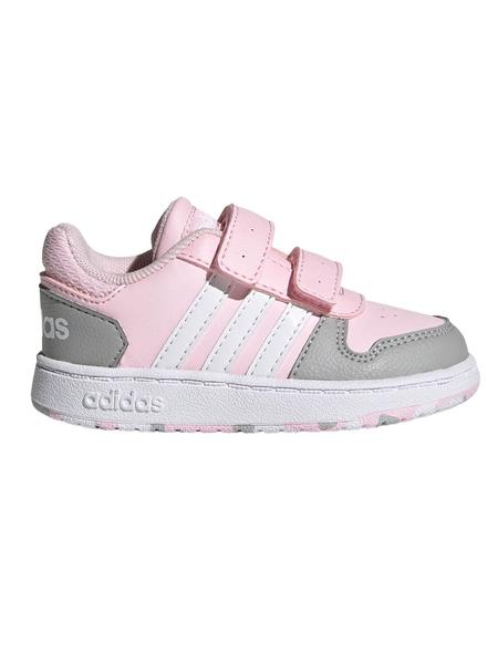 Condición previa Bailarín Haz un esfuerzo Zapatilla Adidas Hoops Rosa Niña