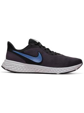 Zapatilla Nike Revolution 5 Negro/Azul Hombre