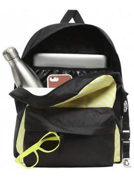 Mochila Vans Realm Negro/Amarillo