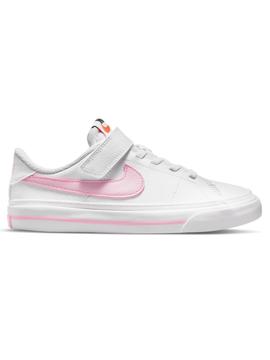 Zapatilla Nike Legacy Blanco Rosa Niña