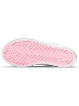 Zapatilla Nike Legacy Blanco Rosa Niña