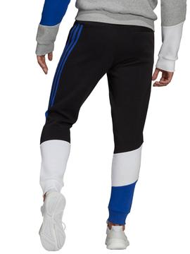 Pantalon Adidas Negro/Azul Hombre