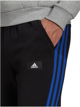 Pantalon Adidas Negro/Azul Hombre