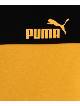 Sudadera Puma Negro/Amarillo/Bco Hombre