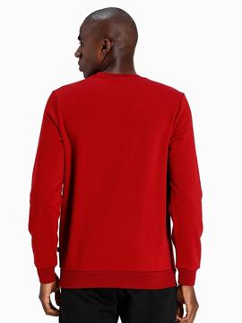 Sudadera Puma Granate Bco/Rojo Hombre