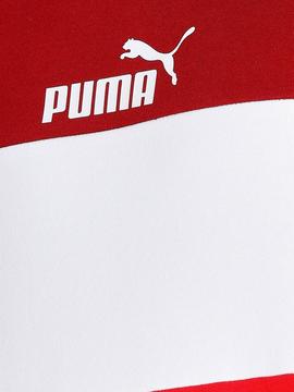 Sudadera Puma Granate Bco/Rojo Hombre