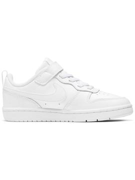 Zapatilla Nike Court Borough Blanco Niñ@