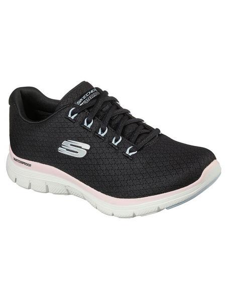 Zapatillas Skechers Waterproof Negro/Rosa