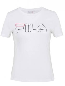 Camiseta Fila Blanco Mujer