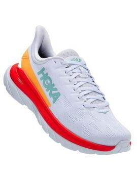 Zapatilla Hoka One One Mach 4 Blanco Naranja