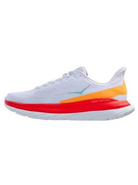 Zapatilla Hoka One One Mach 4 Blanco Naranja