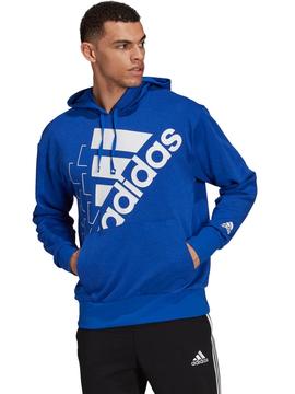 Sudadera Adidas Azul/Blanco Hombre