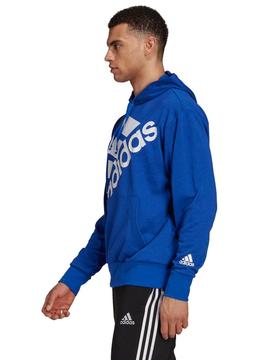 Sudadera Adidas Azul/Blanco Hombre