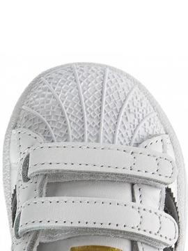 Zapatilla Adidas Superstar Foundation CF Bco/Negro