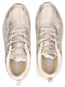 Zapatilla Skechers Sparkle Dorado Mujer
