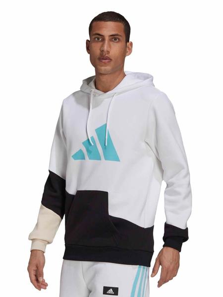 Sudadera Adidas Blanca Negro Hombre