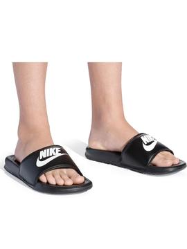 Chanclas Nike Benassi Negro/Blanco Hombre