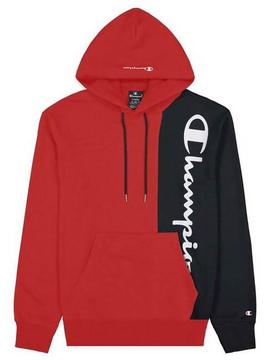 Sudadera Champion Rojo/Marino Hombre