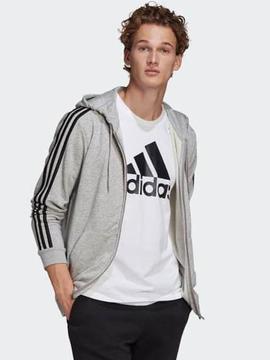 Chaqueta Adidas 3S Gris Hombre
