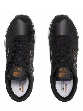 Zapatilla New Balance 500 Negro/Camel Hombre