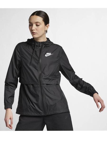 limpiar Orgullo Artificial Cortavientos Nike Negro Mujer