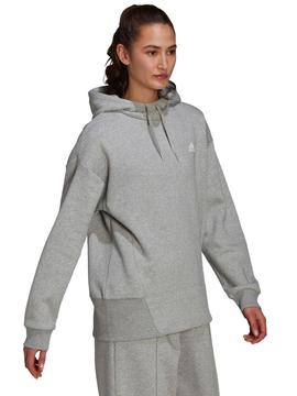 Sudadera Adidas Studio Gris Mujer