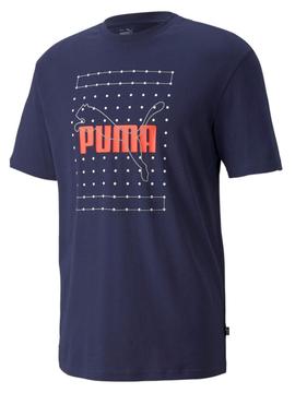 CAMISETA PUMA REFLECTIVE MARINO HOMBRE