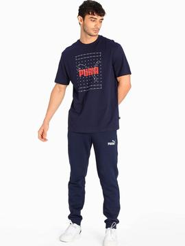 CAMISETA PUMA REFLECTIVE MARINO HOMBRE