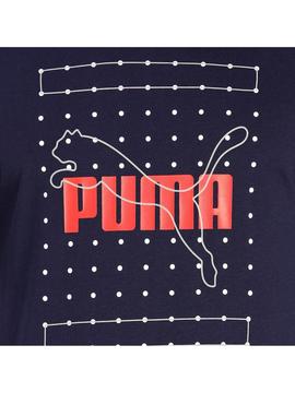 CAMISETA PUMA REFLECTIVE MARINO HOMBRE
