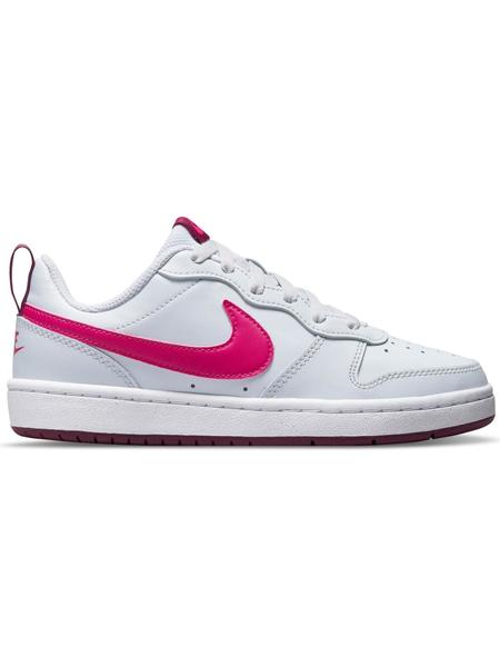 web Porque menú Zapatilla Nike Court Borough Gris/Fucsia Mujer