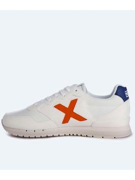 Zapatilla Munich Dash Bco/Naranja Hombre
