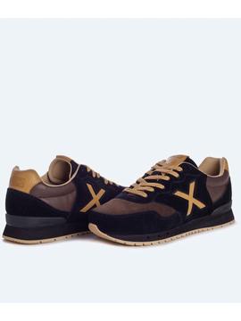 Zapatilla Munich Dash Premium Negro/Marron