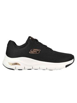 Zapatillas Skechers Arch Fit Negra Mujer