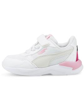 Zapatilla Puma X Ray Blanco Rosa Niña