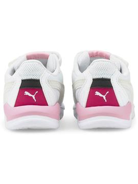 Zapatilla Puma X Ray Blanco Rosa Niña