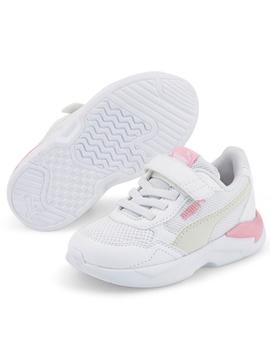 Zapatilla Puma X Ray Blanco Rosa Niña
