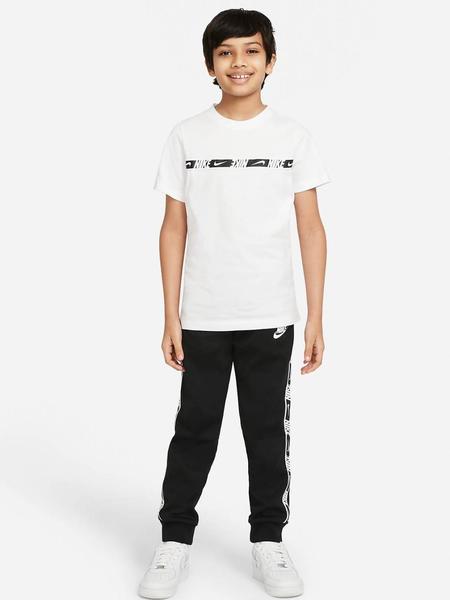 Camiseta Nike Blanca Negra Niño