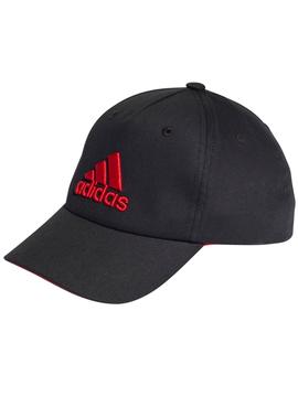 Gorra Adidas Badge Negro/Rojo